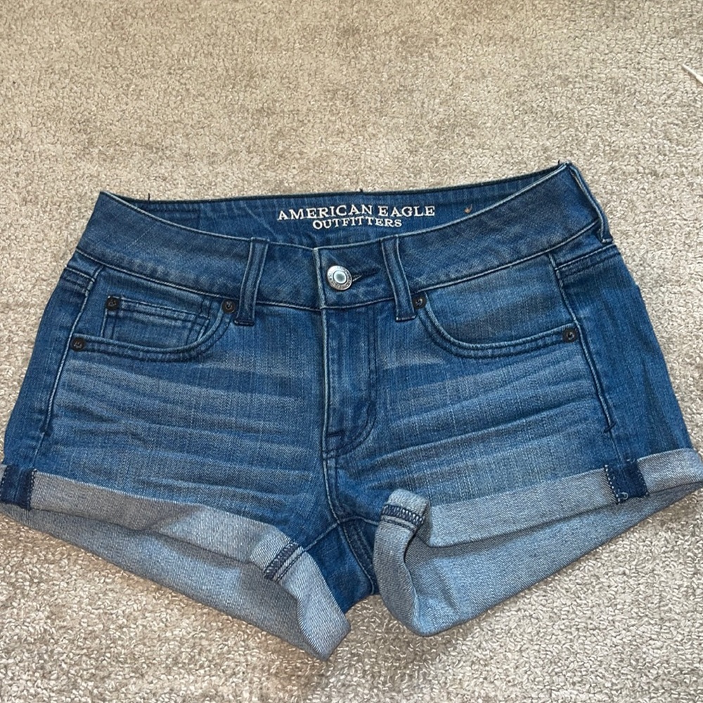 American eagle size 2 stretch jean shorts